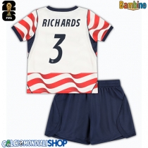 Maglie da calcio Stati Uniti Chris Richards #3 Prima Maglia Bambino Mondiali 2026  Manica Corta + Pantaloni corti)